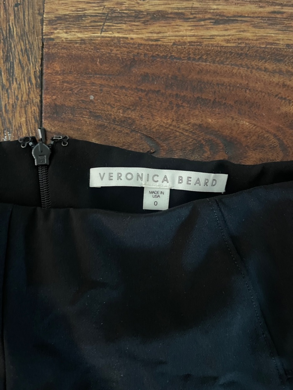 Veronica Beard Black High-Waist Pencil Skirt